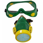 Trade Shop - Occhiali Maschera Con Respiratore Filtro Antipolvere Gas Protezione Sicurezza -