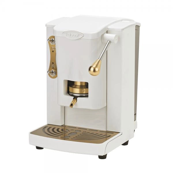 Faber Macchina Da Caffe' A Cialde Piccola Slot Brass Edit. Total White
