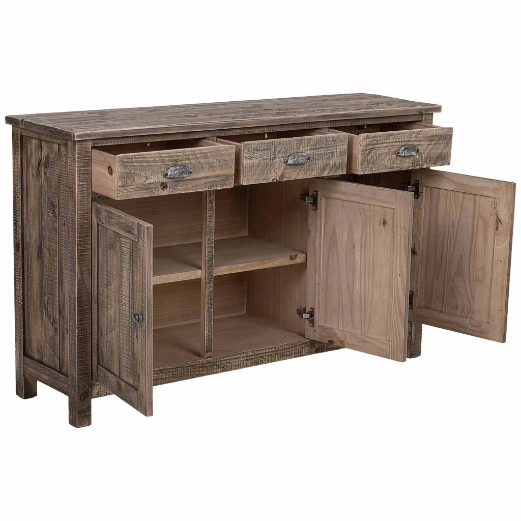 Credenza in legno marrone 140x40x86,5h cm