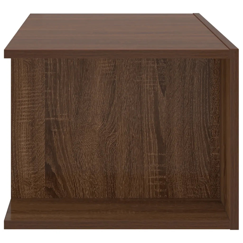 Mobile Porta TV con Luci LED Rovere Marrone 90x39x30 cm 822667