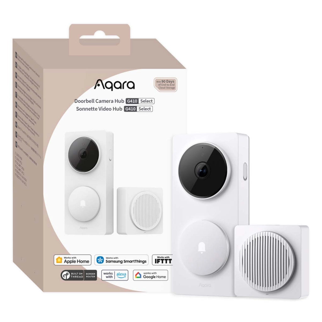 Campanello Videocamera 2K con Hub Connesso G410 per Porta d'Ingresso Bianco Aqara