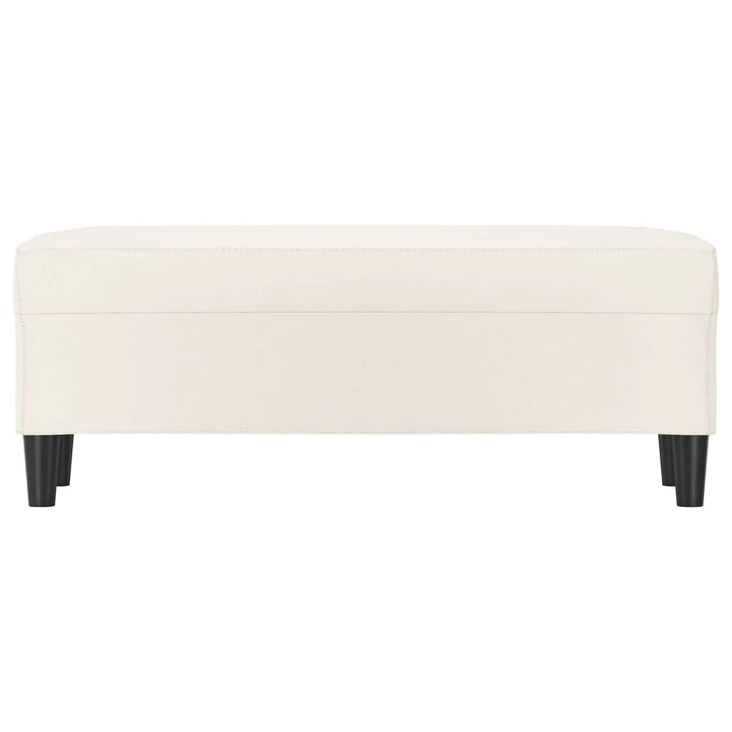 Panca/panca color crema 100 x 35 x 41 cm materiale sintetico 02_0010616