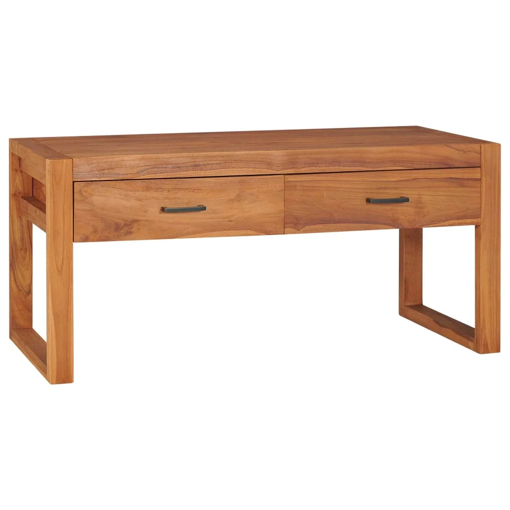 Mobile TV multimediale scaffale TV credenza mobile TV sala da pranzo soggiorno camera da letto 100 x 40 x 45 cm legno di teak marrone 02_0025531