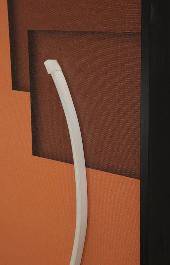 Stampa con LED su Tela Abstract 150x3,5x50 cm in Tela e Plastica e MDF Multicolor