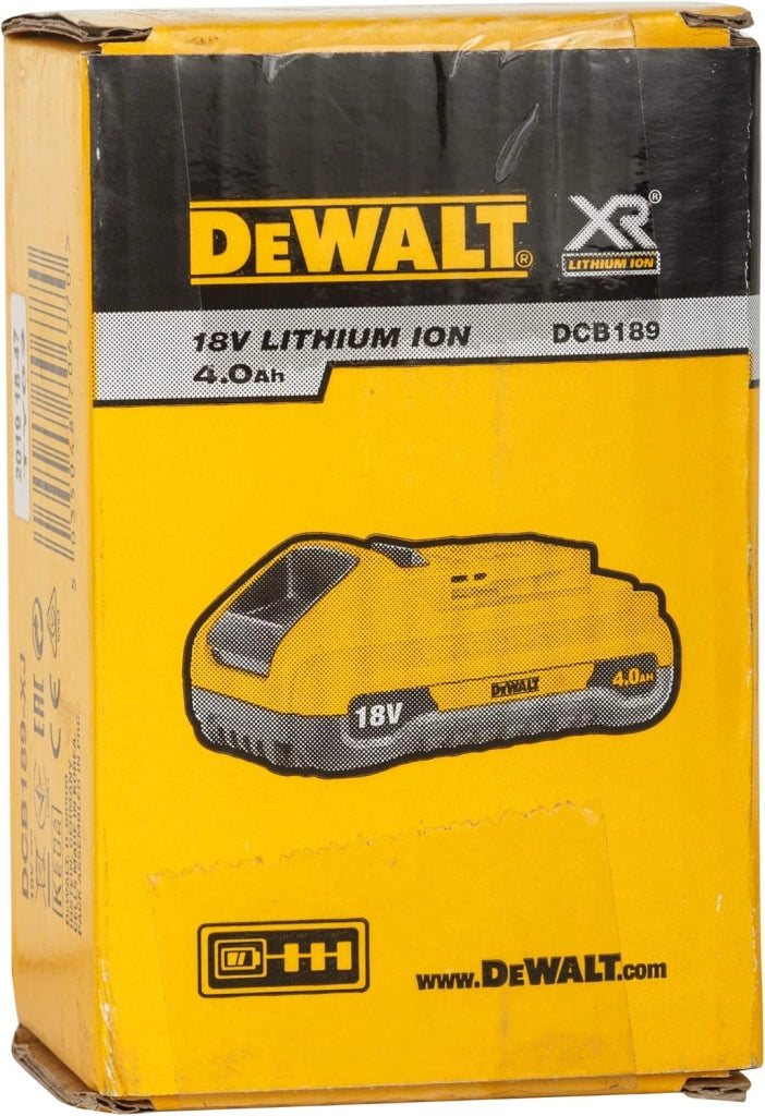 DCB189-XJ batteria a binario XR 18V Li-Ion 4, 0Ah, multicolore