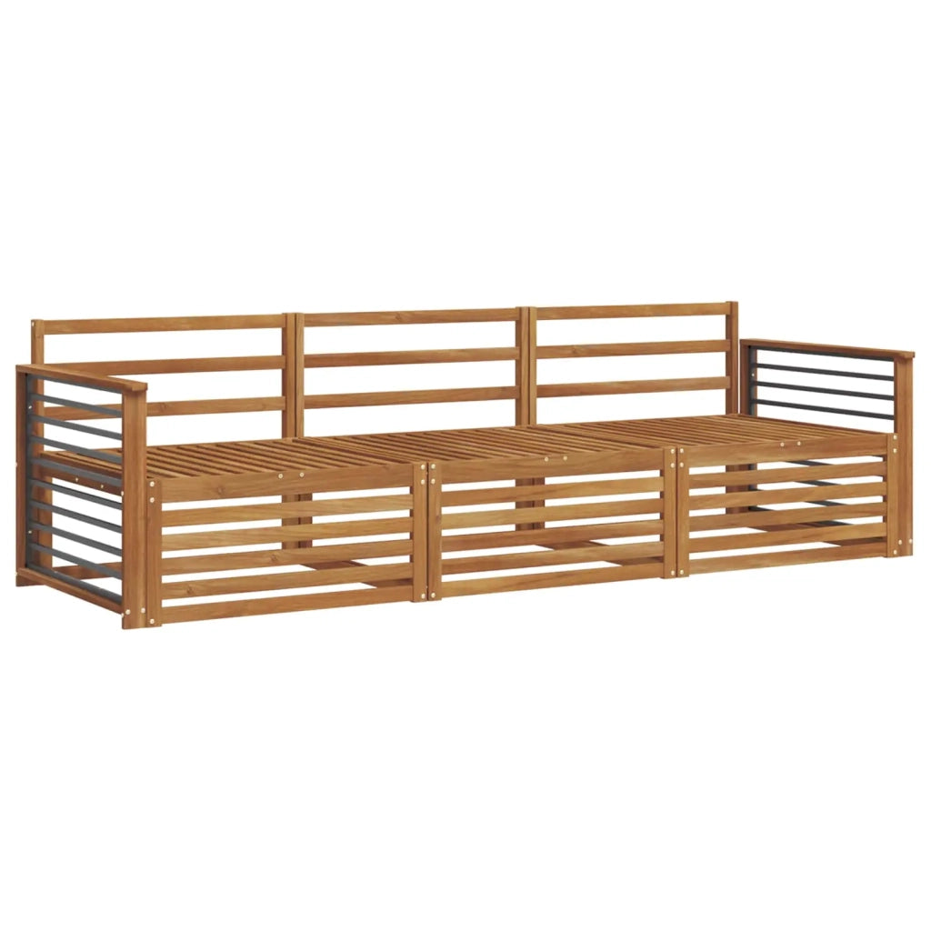 Set di divani da esterno 3 pcs Naturale 3372949
