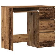 Scrivania | Tavolo da Ufficio Legno Antico 90x45x76 cm in Legno Multistrato