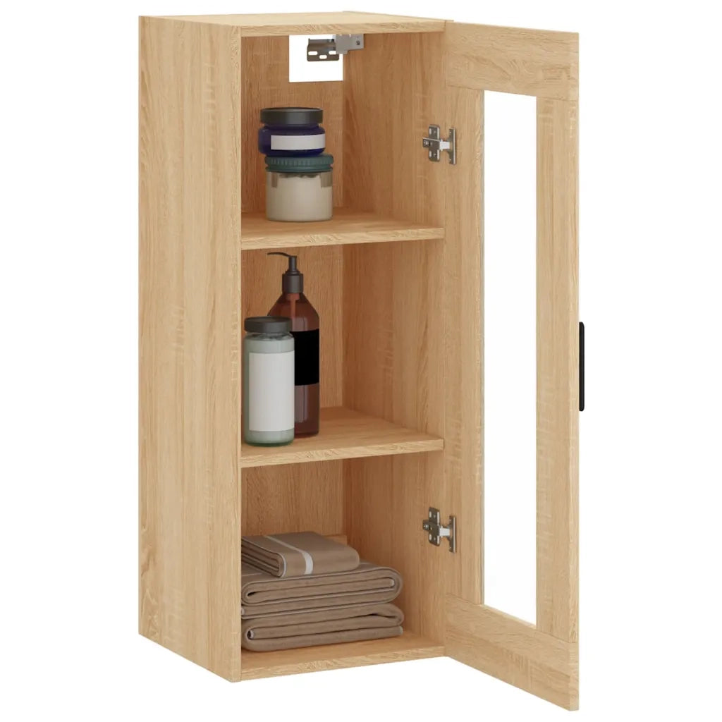 Armadietto a Muro | Mobile a Parete Rovere Sonoma 34,5x34x90 cm