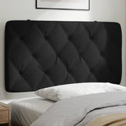 Cuscino Testiera-Cuscino per Testiera Nero 100 cm in Velluto