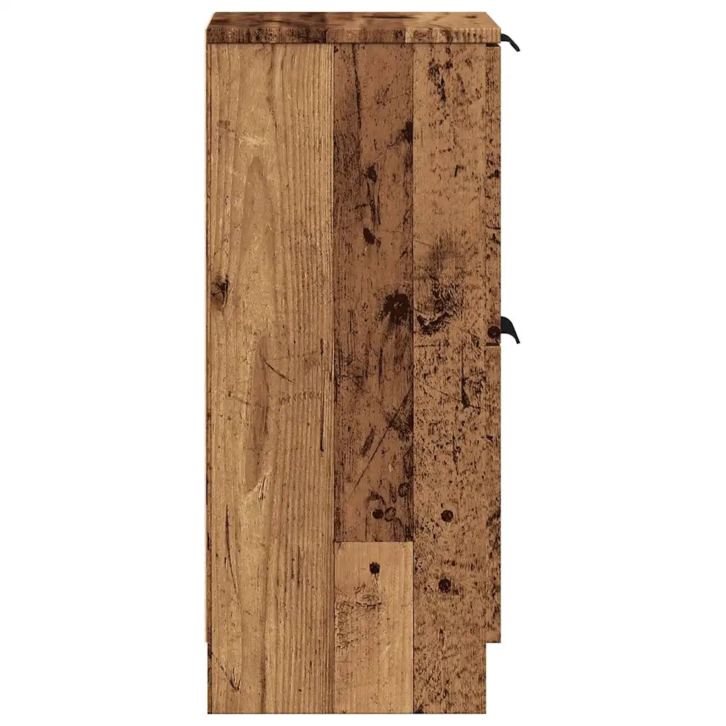 Credenza | Madia | Buffet da pranzo | Armadio da pranzo Legno Antico 30x30x70 cm in Legno Multistrato