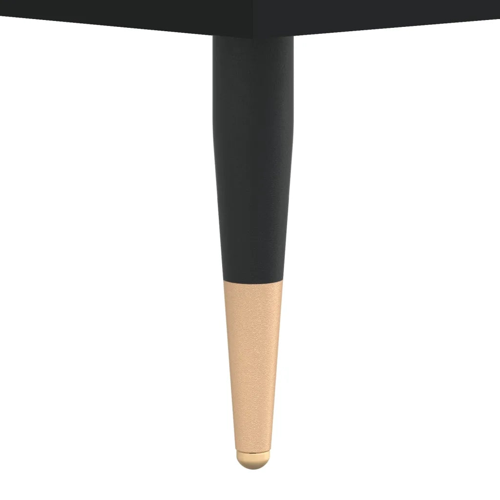 Comodino Nero 40x35x50 cm in Legno Multistrato 826862