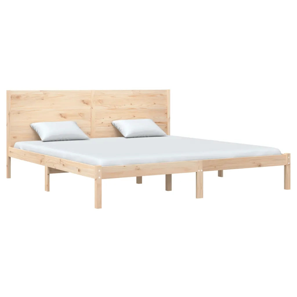 Giroletto senza Materasso 200x200 cm in Legno Massello di Pino 3104173