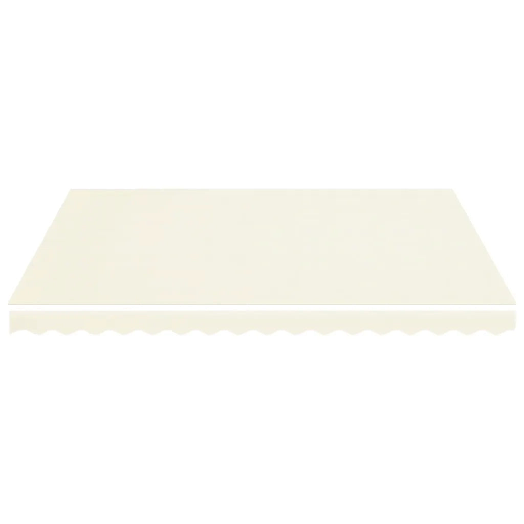 Tessuto di Ricambio per Tenda da Sole Crema 400x350 cm Poliestere 311928
