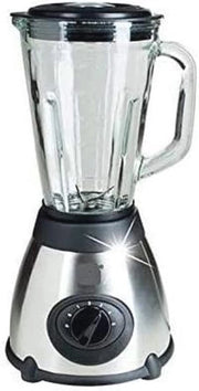 Blender potente 500W con schiacciatore di ghiaccio e contenitore in vetro da 1,5L per smoothie e shake