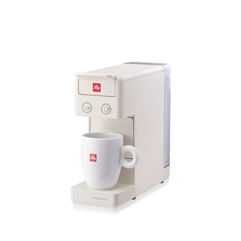 Illy caffè, macchina da caffè a capsule iperespresso y3.3 bianca 60558