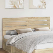 Testiera-Testata-Testiera Decorativa Rovere Sonoma 200 cm Legno multistrato 573962