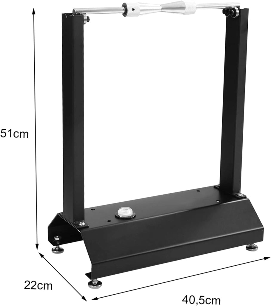 COSTWAY Equilibratrice per Ruote di Bici e Moto, Equilibratrice Statica con Base e Coni Regolabili, Equilibratrice Portatile per Bilanciare Pneumatici di Moto e Bici