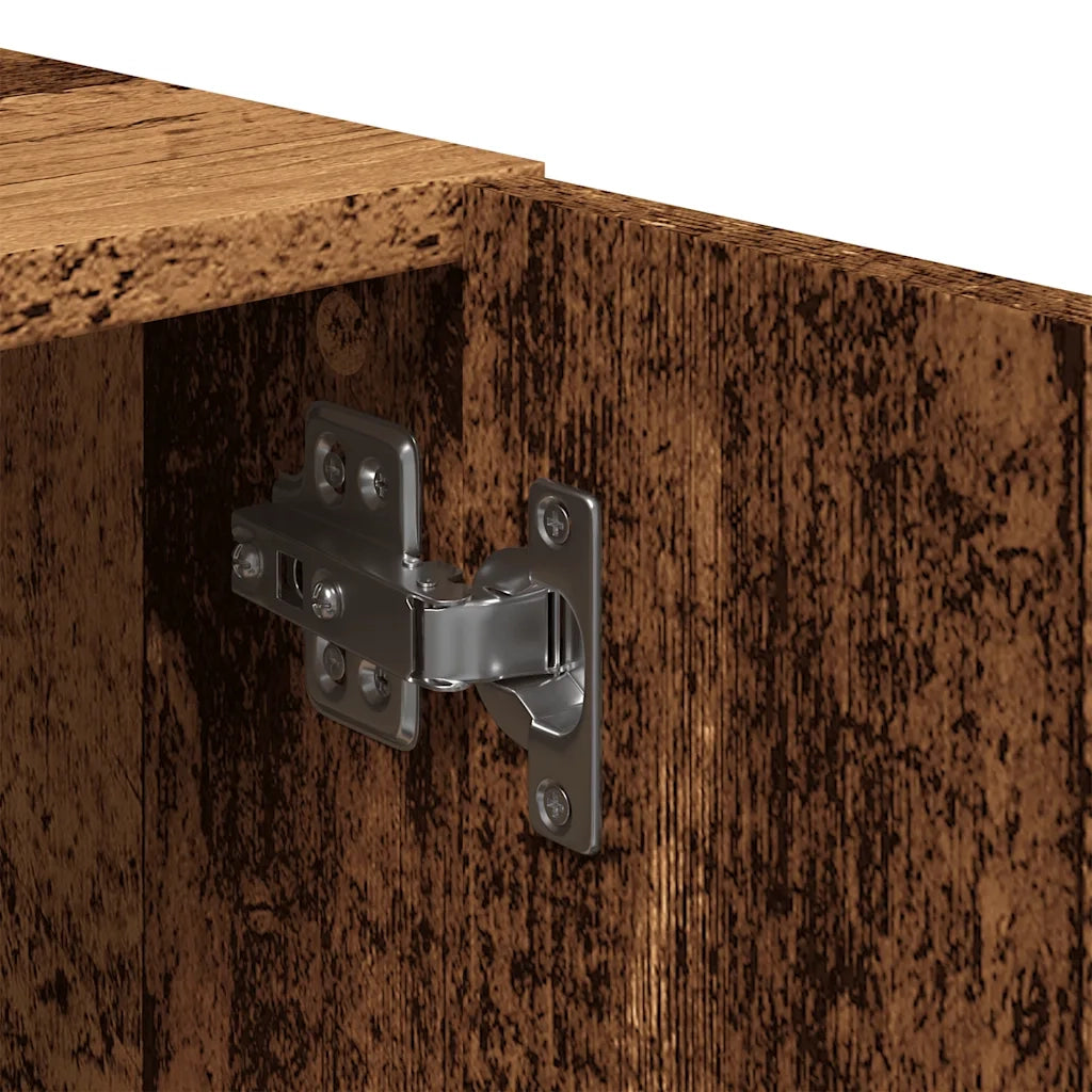 vidaXL Mobile Porta TV Legno Antico 180x31,5x40cm in Legno Multistrato