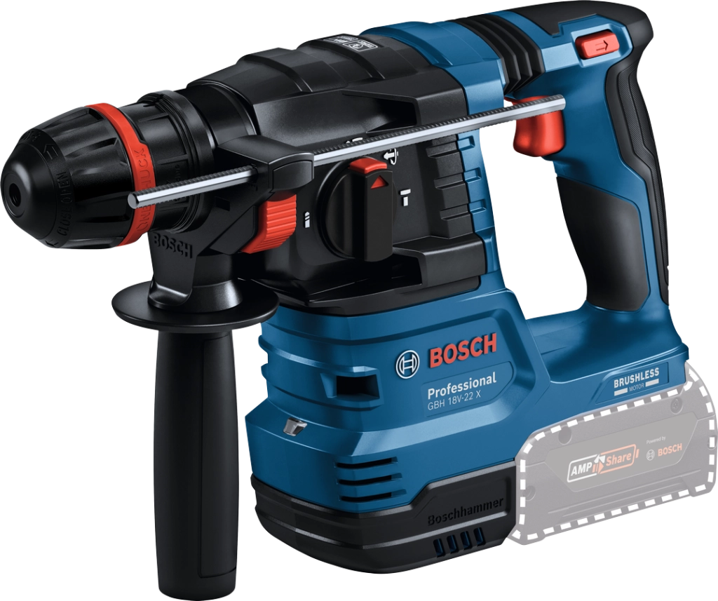 Tassellatore Bosch GBH 18V-22 X Professional 18V SDS-Plus con ONECHUCK