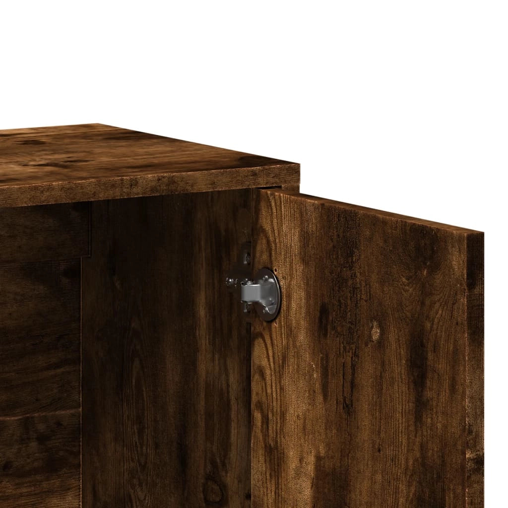 Buffet credenza cassettiera armadio mobile contenitore organizer per cucina soggiorno salotti set da 2 60 x 31 x 70 cm legno ingegnerizzato marrone 02_0036739