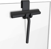 Douchewisser con grappino - Raamwisser in silicone - Douchewisser per porte vetrificate - Wisser per vetro bagno doccia - Raamwisser (21,3 cm, nero)