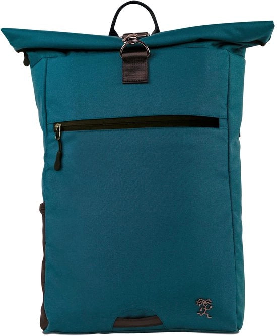 Borsa Rolltop con Porta Laptop e Tasca Antifurto - 15-22L (Petrolblauo)