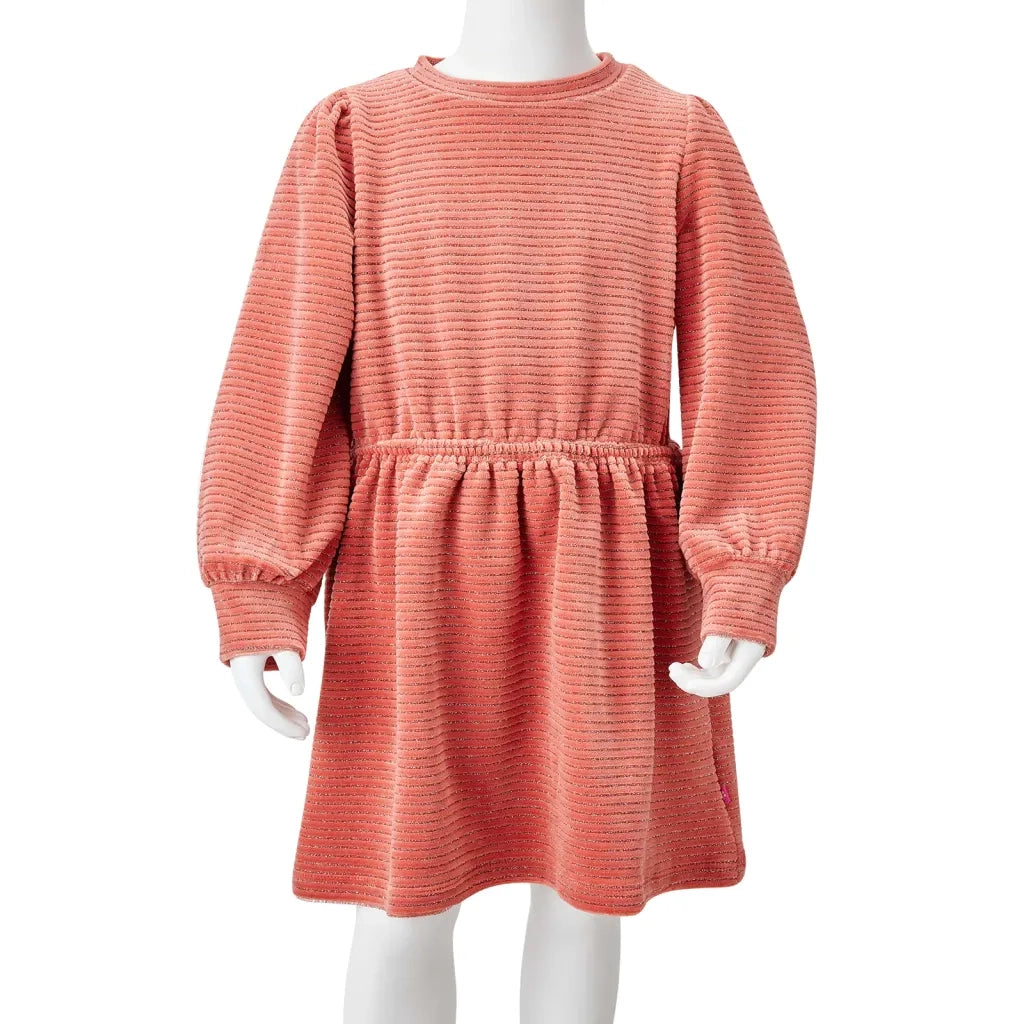 Abito da Bambina a Maniche Lunghe Rosa Medio 92 CFW5477982