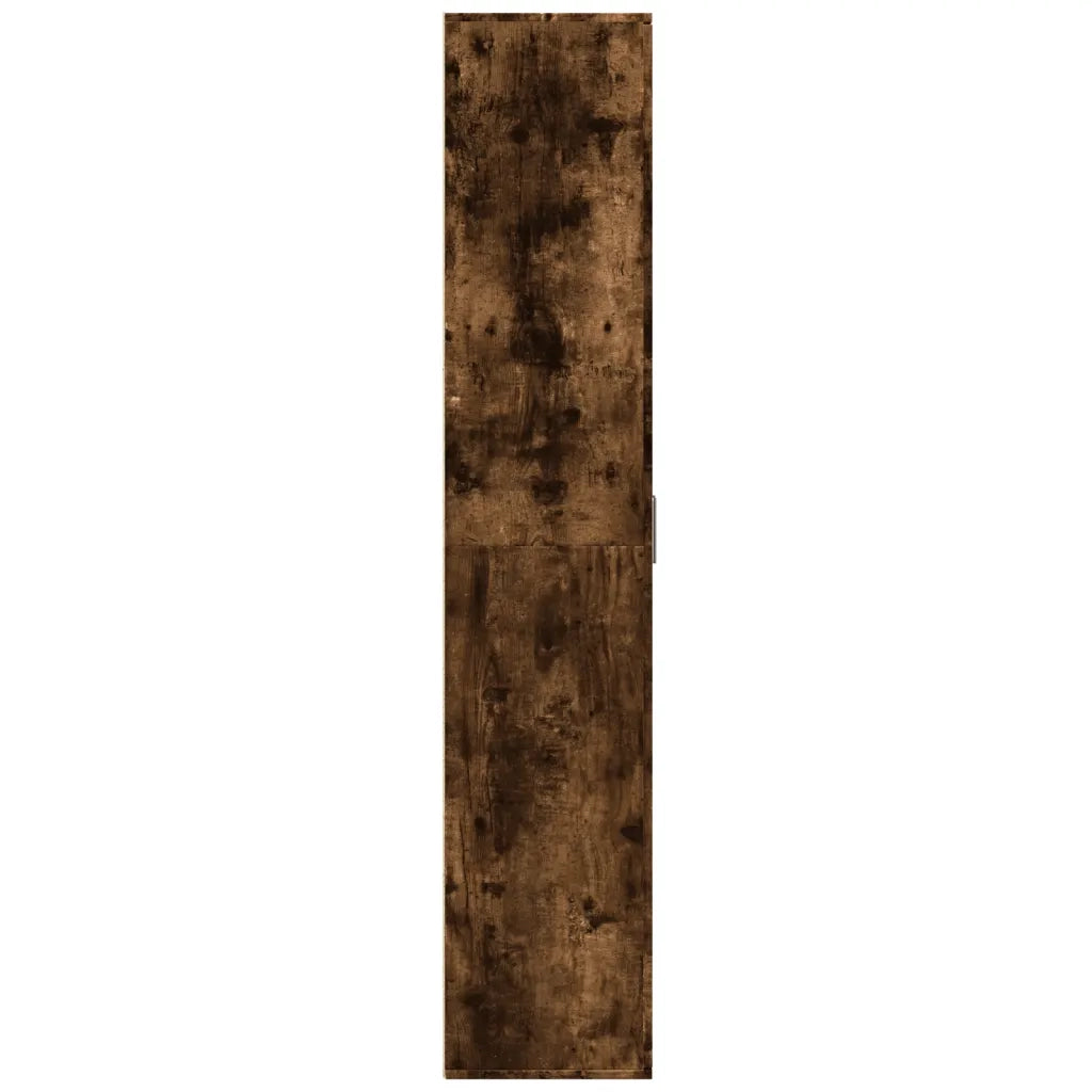 Credenza Rovere Fumo 80x35x180 cm in Legno Multistrato 3276655