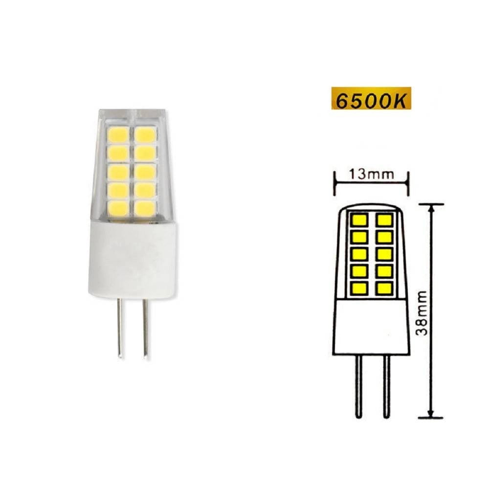 Trade Shop - Lampadina G4 Led Smd 2,5 Watt 12v Luce Fredda 6500k Calda 3000k Naturale 4000k -