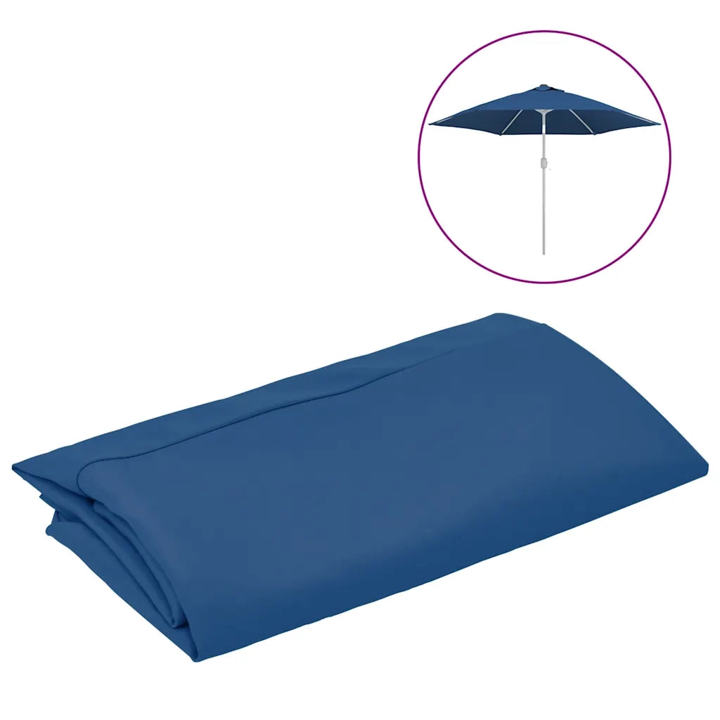 Telo di Ricambio per Ombrellone Azzurro 300 cm 313799
