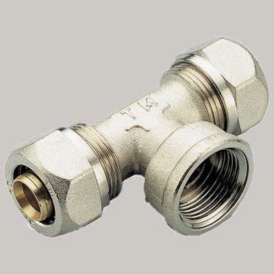 RACCORDO A TEE FEMMINA  32 x 1 x 32     TIEMME