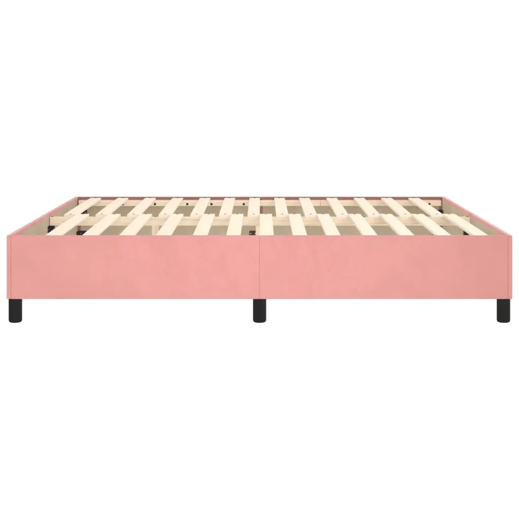 Giroletto a Molle Rosa 160x200 cm in Velluto cod mxl 71300