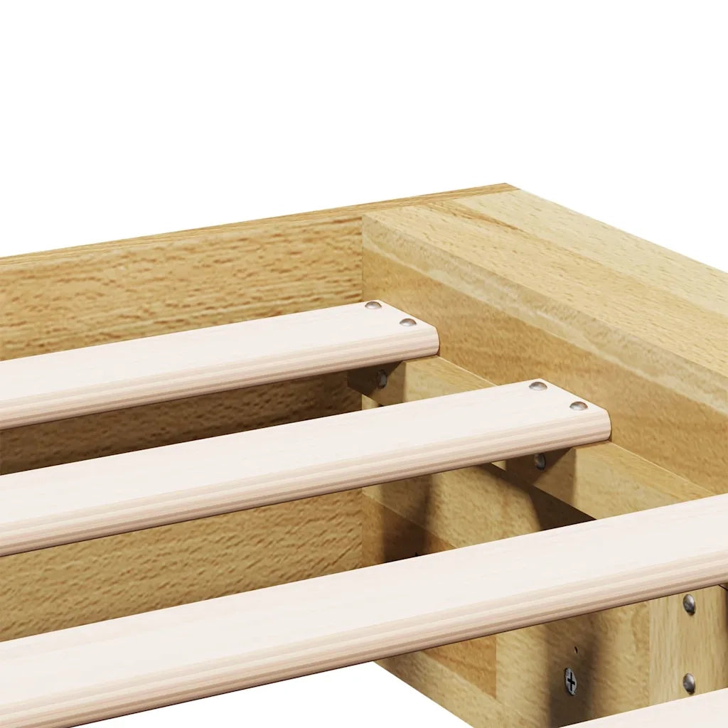 Struttura Letto Senza Materasso 90x200 cm in Legno Massello 3324120