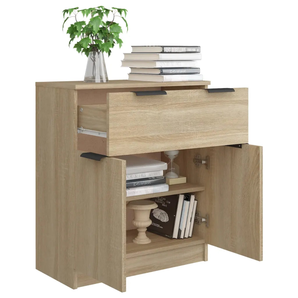 Credenza Rovere Sonoma 60x30x70 cm in Legno Multistrato 811091