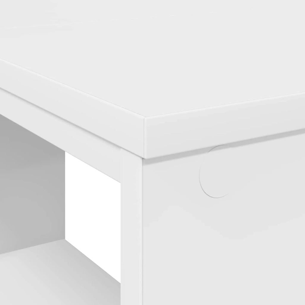 Scrivania | Tavolo da Ufficio Bianco 90 x 50 x 75 cm Legno multistrato