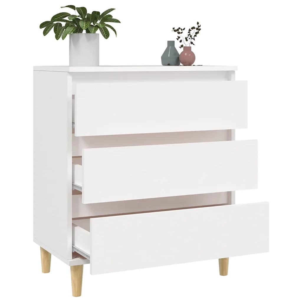Credenza Bianca 60x35x70 cm in Legno Multistrato cod mxl 5759