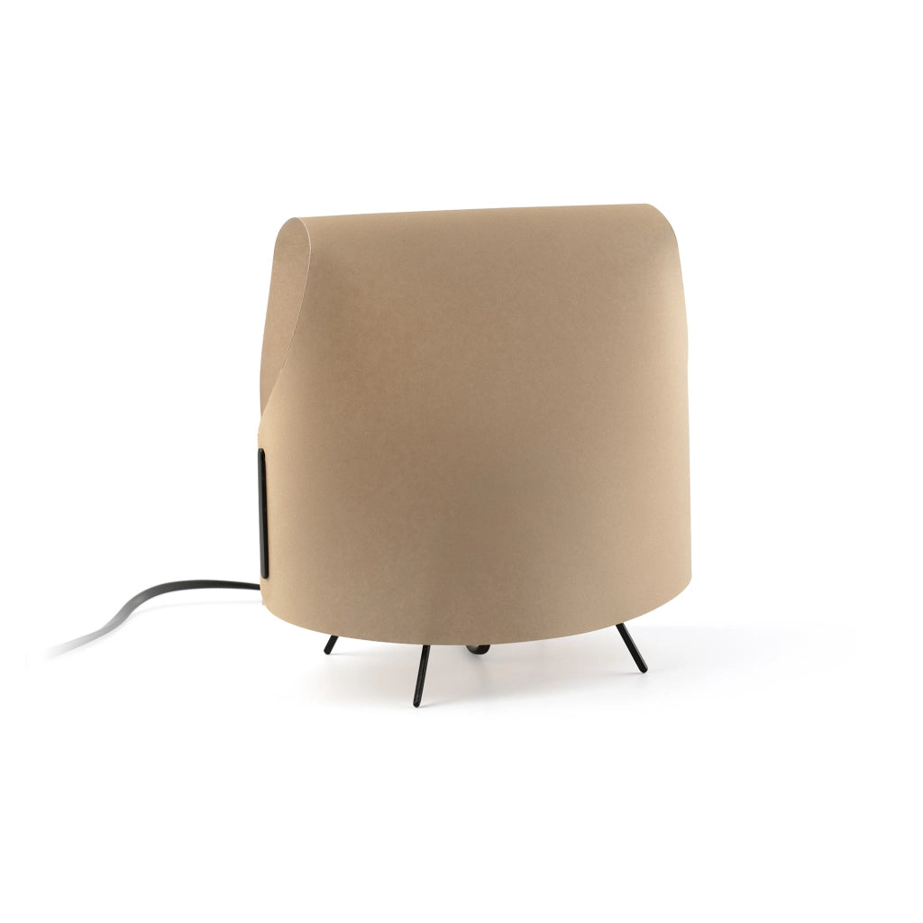 LUANG XS Lampada da tavolo nera/cammello