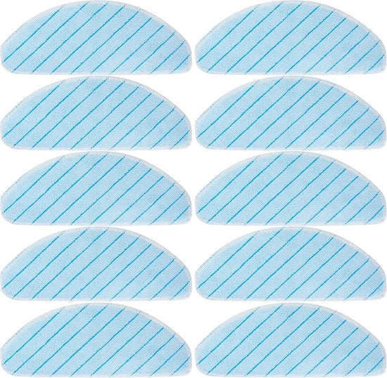10 pezzi di Asciugamano per Mop in Materiale Wasabile adatto per serie Deebot T9 AIVI T9 PRO T9 MAX