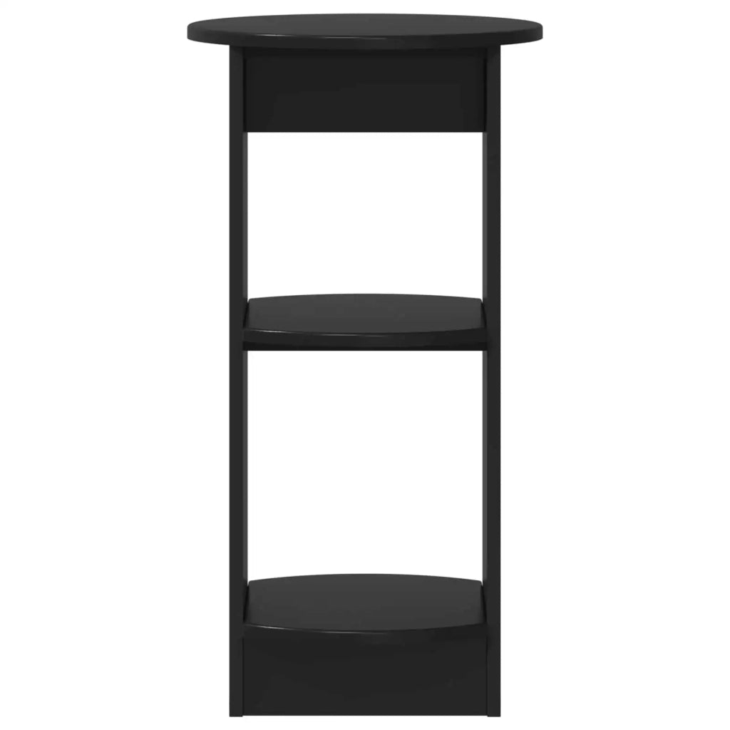 Mobile laterale Nero Legno ingegnerizzato 899835