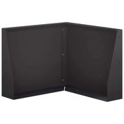 Muro di contenimento 50 x 50 x 30 cm Acciaio Nero 8015199