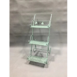 C FIORIERA C/RUO 3 RIP 54X34X78CM VERDE SAL EPOQUE- 2,0 pz