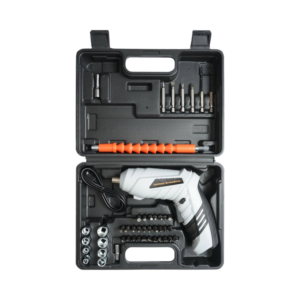 Kit cacciavite a batteria da 3,6 V, 48 pezzi