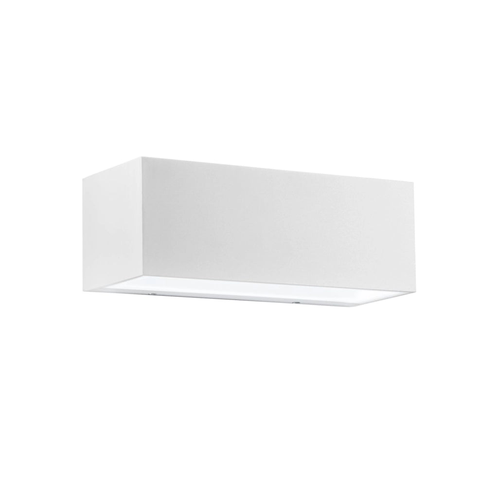 APPLIQUE BIEMISSIONE LED TWIN BIANCA 35W 4260LM CCT 3000K / 4000K IP54 30X10,8X12CM