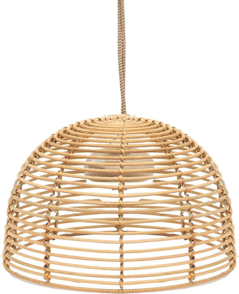 NewGarden LUMBOHXNW BOSSA Lampada a Sospensione a Batteria Ricaricabile 9W LED 35 cm Diametro 22 cm Altezza colore Naturale