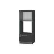 Vicco Set mobili bagno Antracite lucido 60 cm aperto