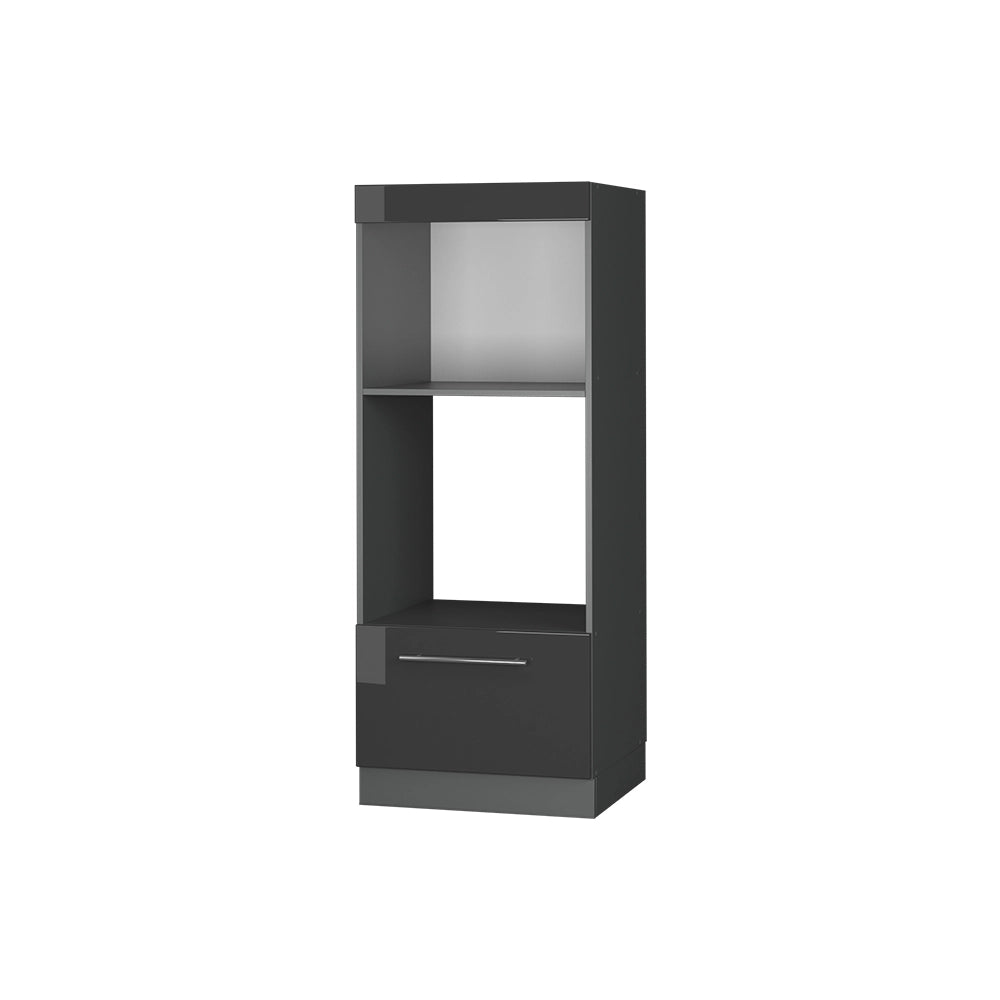 Vicco Set mobili bagno Antracite lucido 60 cm aperto