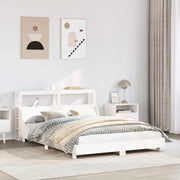 vidaXL Letto senza Materasso Bianco 120x200 cm Legno Massello di Pino