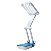 Lampada da scrivania 24 LED SMD 3 intensità regolabili pieghevole Bianco Avizar