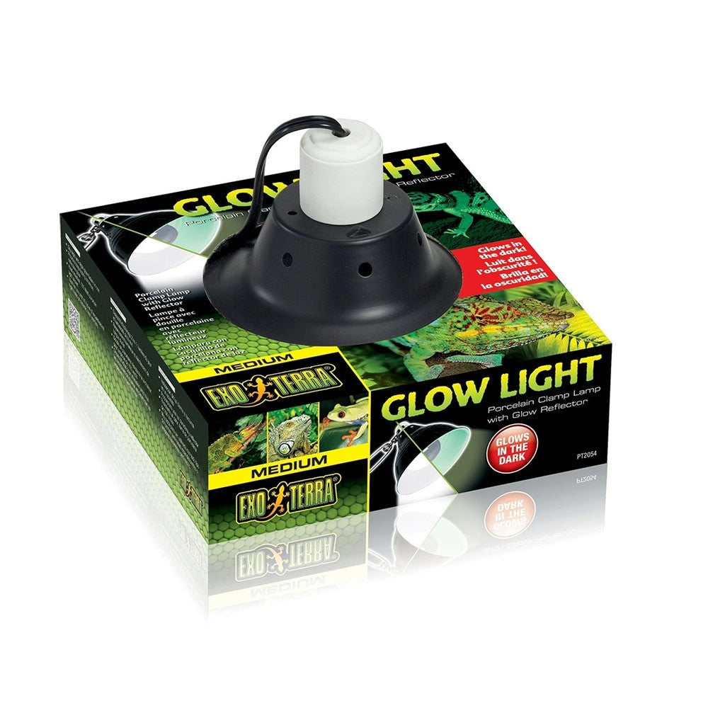 Exoterra Glow Light - Portalampada in Porcellana con Morsetto Modello: M