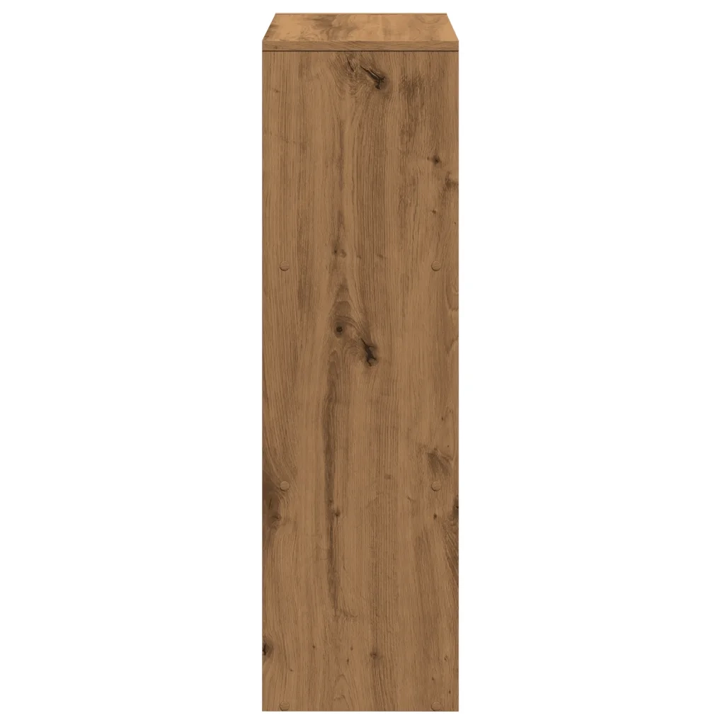 Libreria Divisorio 3Piani Rovere Artigianale 99x29x99Truciolato 857966